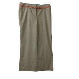 Apt 9 Career Slacks Size 14 Tan Dress Pants Modern Fit Trouser Leg Stretch NWT